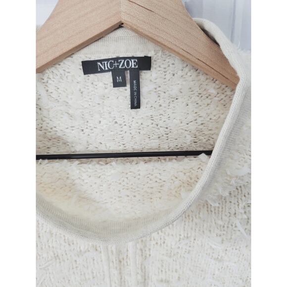 NWT Nic + Zoe Cozy Drawstring Pullover Sweater - Medium - Picture 10 of 11